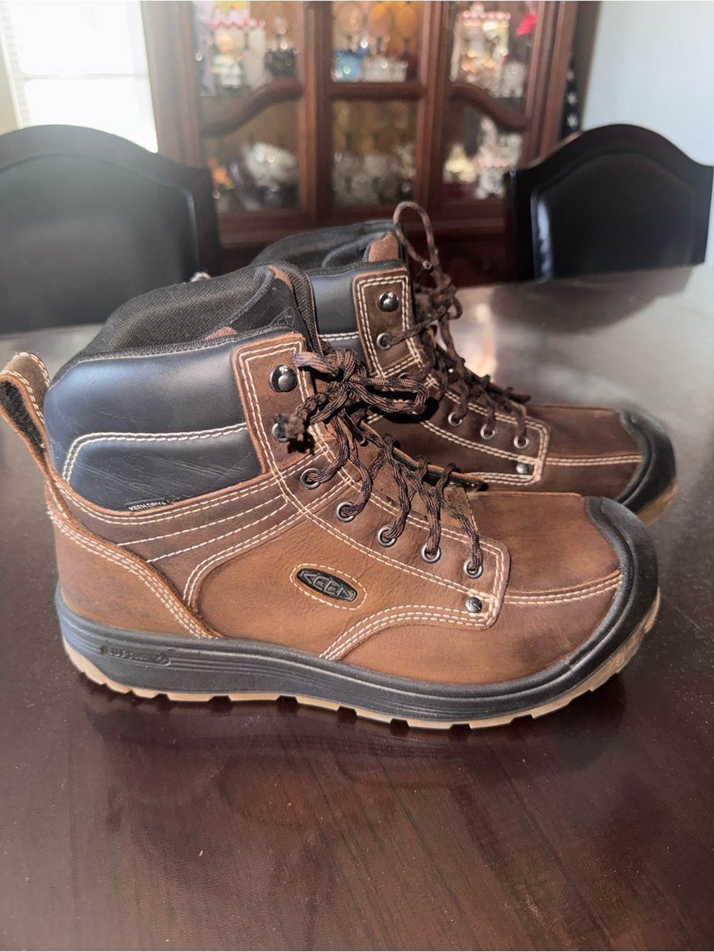 KEEN Utility Men's Fort Wayne 6" Carbon Toe Waterproof Work Boot 11D